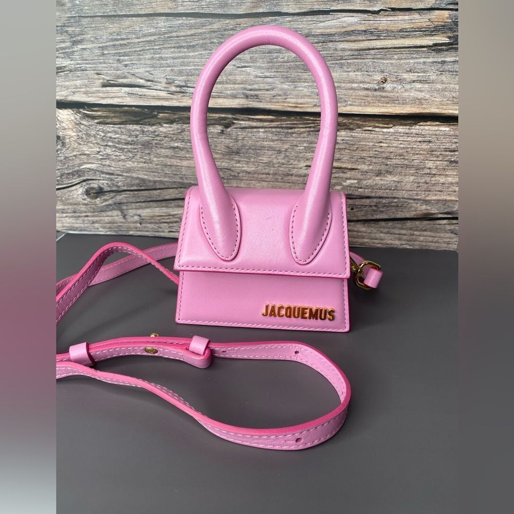 Jacquemus Le Chiquito MINI Crossbody Bag  “Barbie” Authentic & Like New
